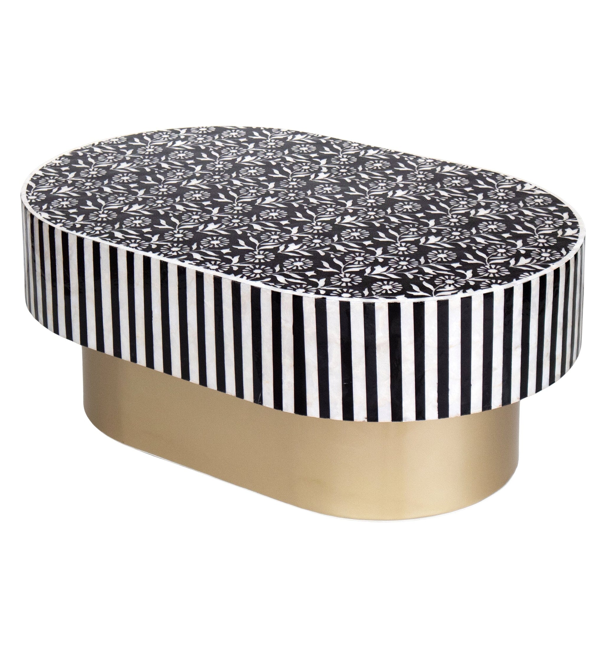 MOTHER OF PEARL HAND INLAY FLORENCE HALO COFFEE TABLE Coffee Tables Philbee Interiors