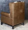 JOELENE HAND MADE COWHIDE AND GENUINE LEATHER ARM CHAIR Furniture Philbee Interiors 