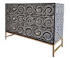 MOTHER OF PEARL ENCHANTING VINE CHEST OF DRAWERS Cabinets & Storage Philbee Interiors 