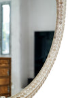 MOTHER OF PEARL RADIANCE ROUND WALL MIRROR Decor Philbee Interiors 