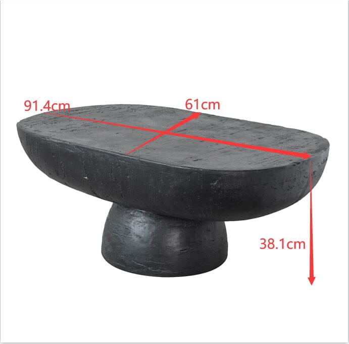 BLACK IS BACK CEMENT COFFEE TABLE Coffee Tables Philbee Interiors 