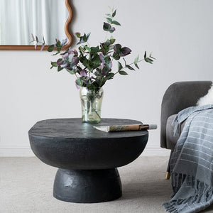 BLACK IS BACK CEMENT COFFEE TABLE Coffee Tables Philbee Interiors 