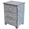 SANTA FE SIDE SHELL INLAY SIDE TABLE Cabinets & Storage Philbee Interiors 