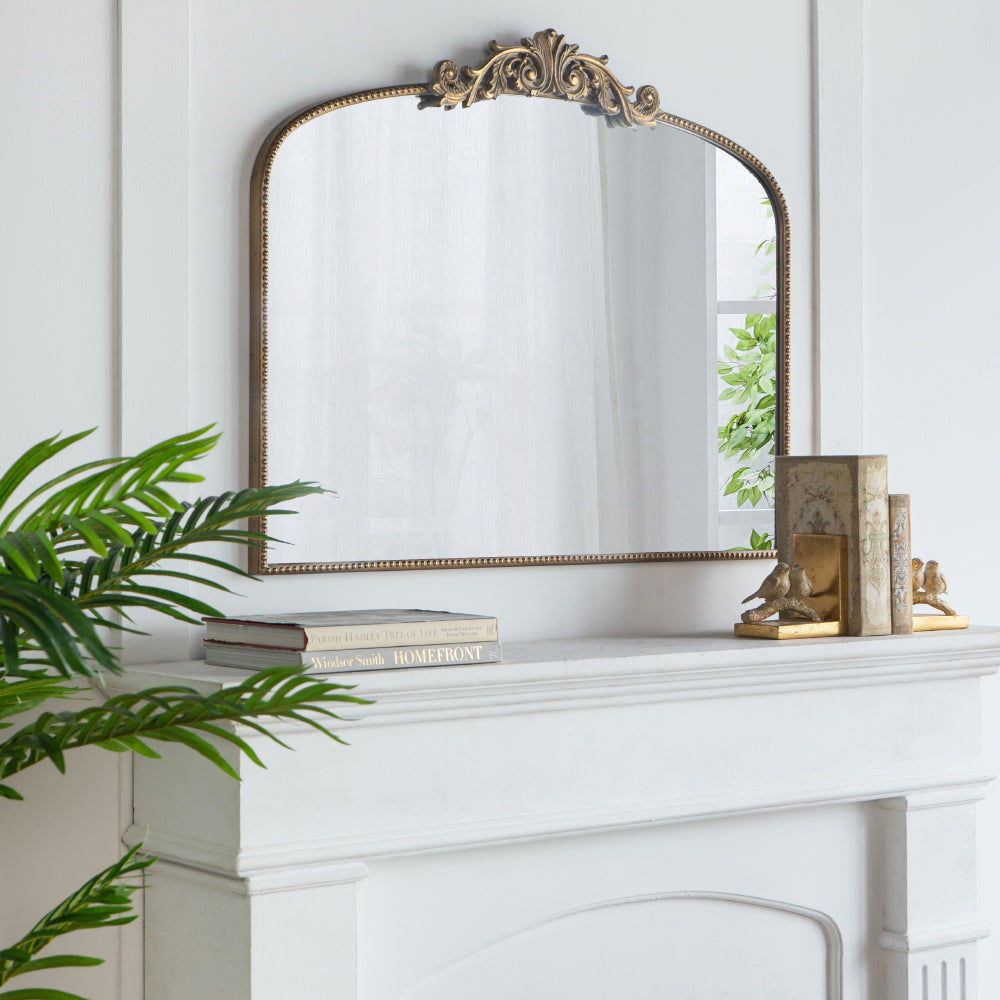 ANTIQUE LAUREL ARCH MIRROR