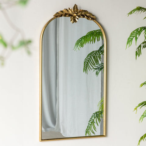 MARION TALL GOLD WALL MIRROR Decor Philbee Interiors 