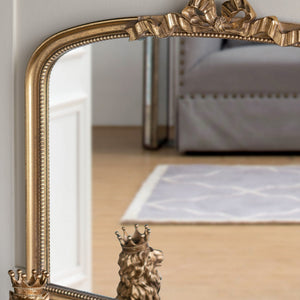 VIENNA GOLD BOW WALL MIRROR MIRROR Philbee Interiors 