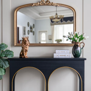 VIENNA GOLD BOW WALL MIRROR MIRROR Philbee Interiors 