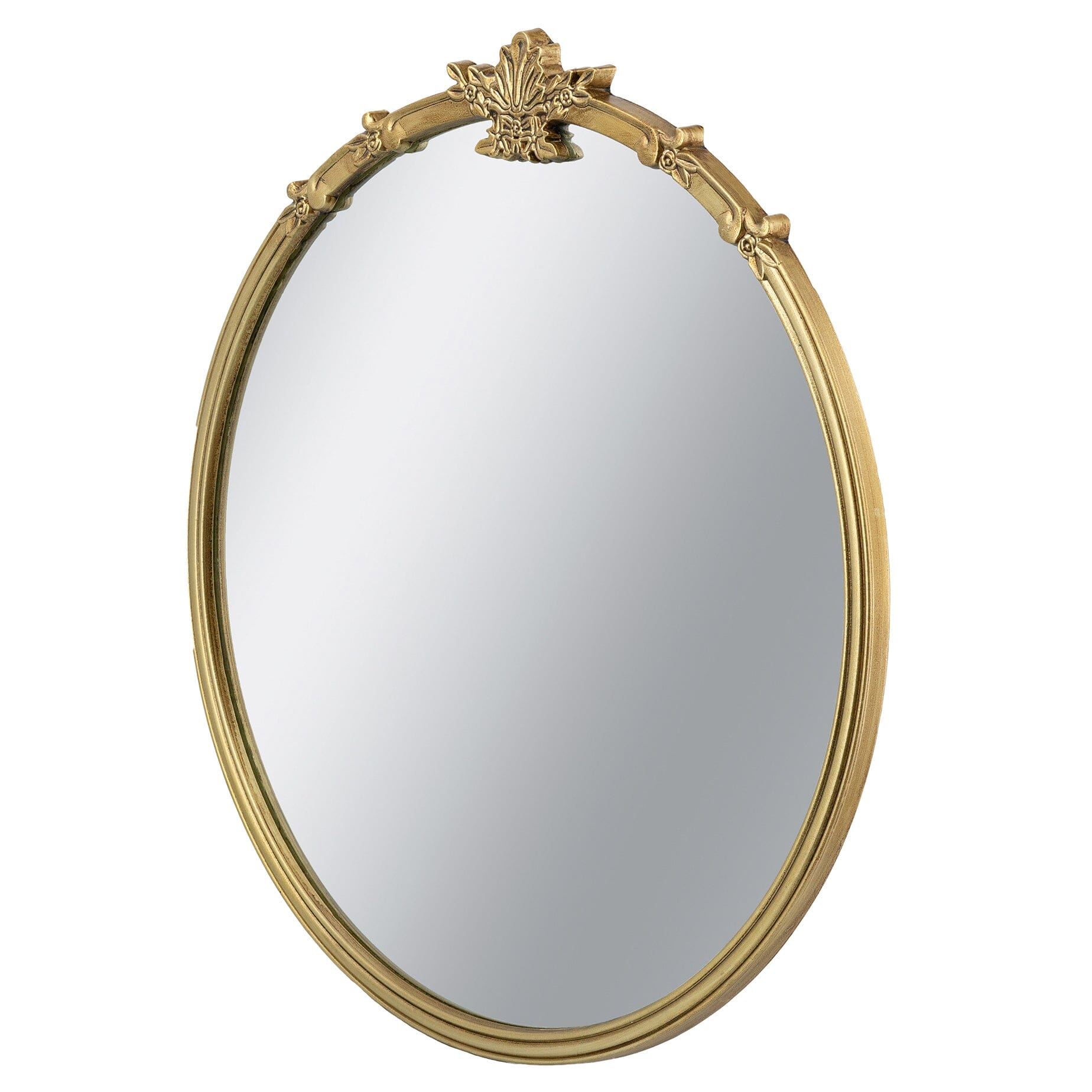 GEROGIAN GOLD ROUND MIRROR MIRROR Philbee Interiors 