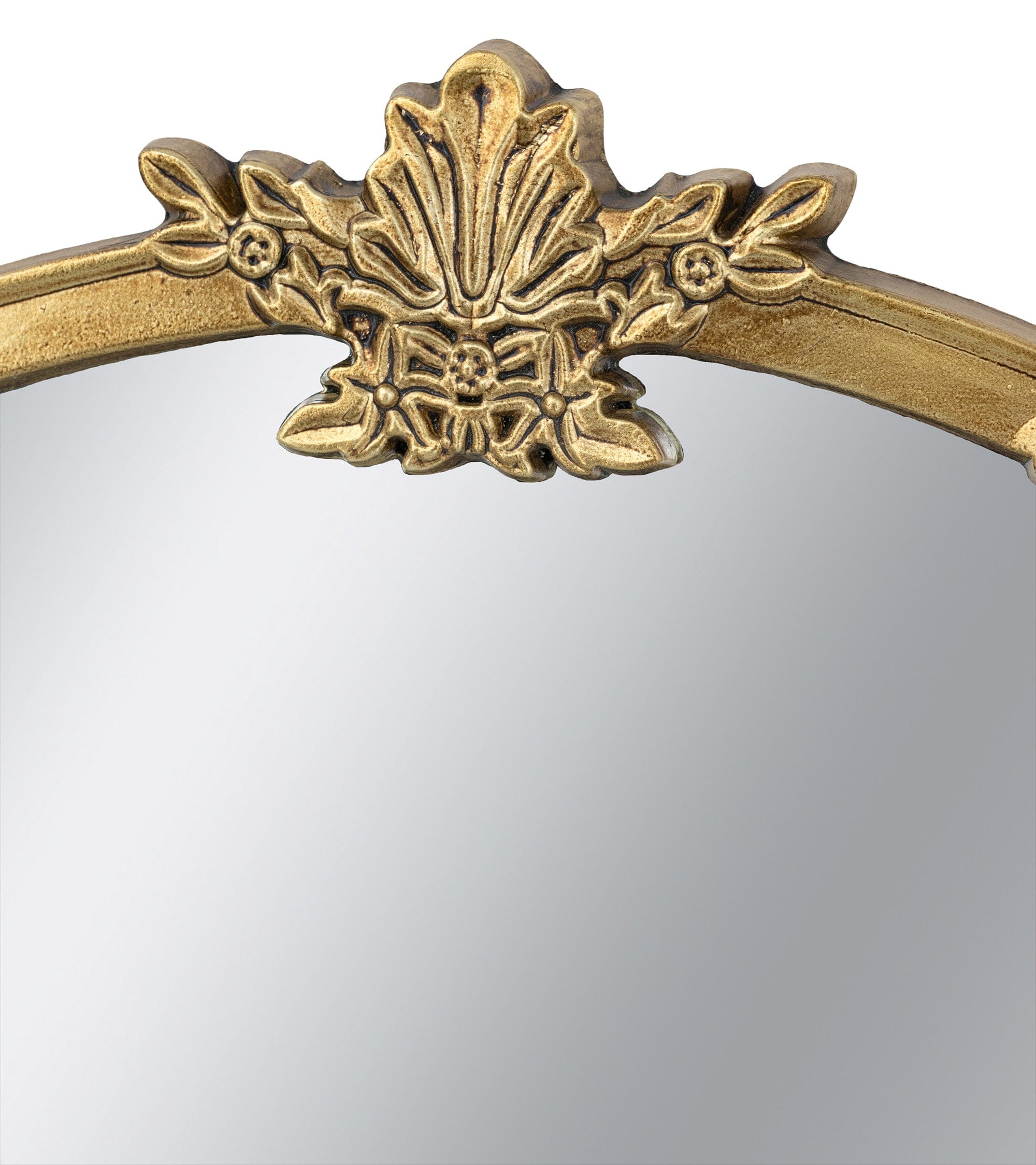GEROGIAN GOLD ROUND MIRROR MIRROR Philbee Interiors 