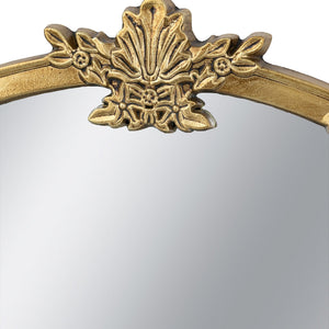 GEROGIAN GOLD ROUND MIRROR MIRROR Philbee Interiors 