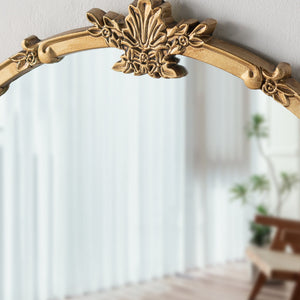 GEROGIAN GOLD ROUND MIRROR MIRROR Philbee Interiors 