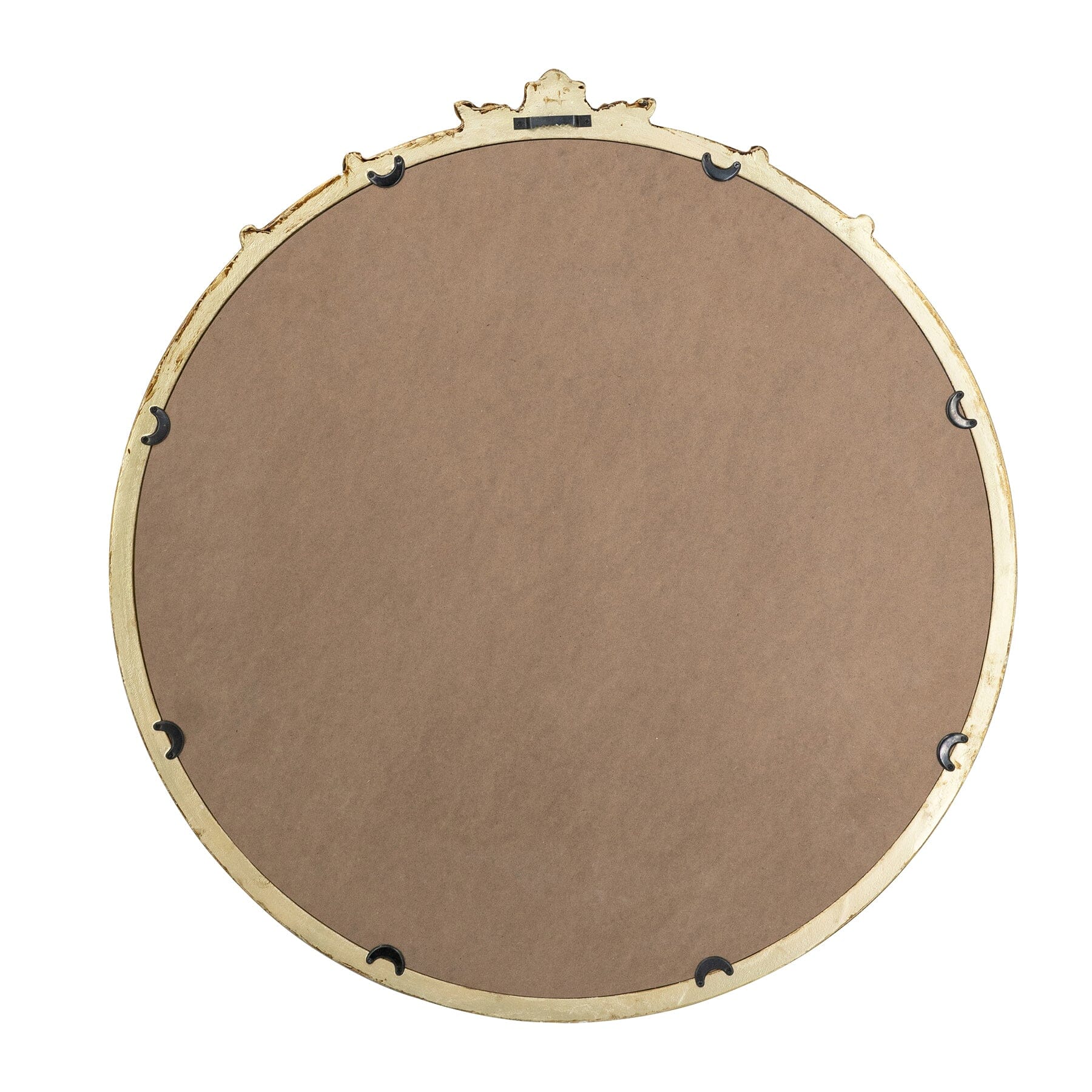 GEROGIAN GOLD ROUND MIRROR MIRROR Philbee Interiors 