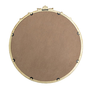 GEROGIAN GOLD ROUND MIRROR MIRROR Philbee Interiors 