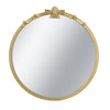 GEROGIAN GOLD ROUND MIRROR MIRROR Philbee Interiors 