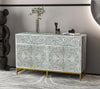 MOTHER OF PEARL HAND MADE SWISH SIDEBOARD Furniture Philbee Interiors 