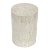 ALPINE MOTHER OF PEARL HAND MADE STOOL/SIDE TABLE Furniture Philbee Interiors 