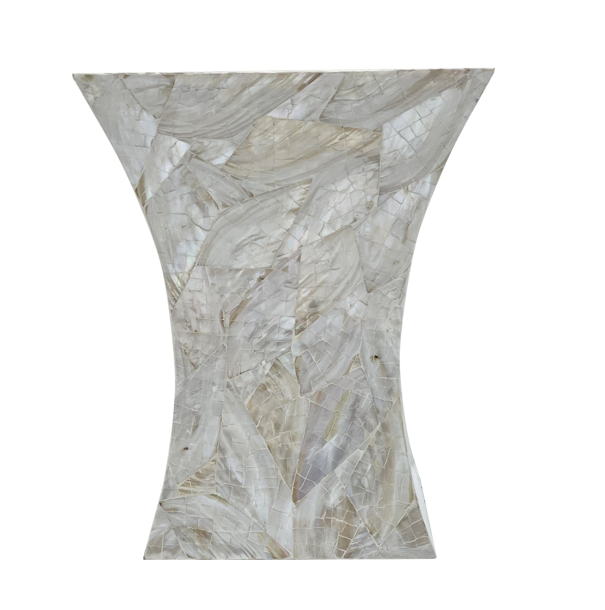 GLEESON MOTHER OF PEARL HAND MADE SIDE TABLE SIDE TABLE Philbee Interiors 