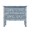 MOTHER OF PEARL HAND MADE SWIRL CHEST DRAWS BLUE HUE Cabinets & Storage Philbee Interiors 