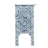 MOTHER OF PEARL HAND MADE SWIRL CHEST DRAWS BLUE HUE Cabinets & Storage Philbee Interiors 