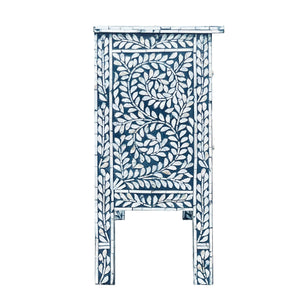 MOTHER OF PEARL HAND MADE SWIRL CHEST DRAWS BLUE HUE Cabinets & Storage Philbee Interiors 