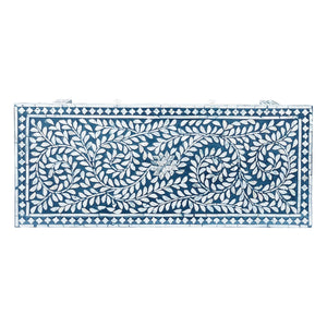 MOTHER OF PEARL HAND MADE SWIRL CHEST DRAWS BLUE HUE Cabinets & Storage Philbee Interiors 