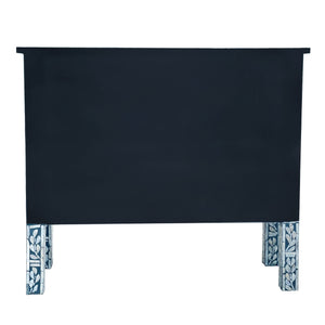 MOTHER OF PEARL HAND MADE SWIRL CHEST DRAWS BLUE HUE Cabinets & Storage Philbee Interiors 