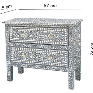 MOTHER OF PEARL HAND MADE SWIRL HAND MADE CHEST DRAWS Cabinets & Storage Philbee Interiors 