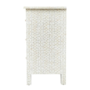 MOTHER OF PEARL HAND MADE MONOCHROME CHEST OF DRAWS Cabinets & Storage Philbee Interiors 