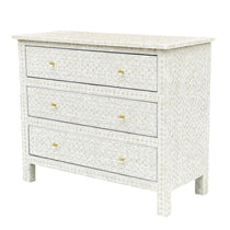 MOTHER OF PEARL HAND MADE MONOCHROME CHEST OF DRAWS Cabinets & Storage Philbee Interiors 