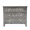 MOTHER OF PEARL MONOCHROME CHEST OF DRAWS Coffee table Philbee Interiors 