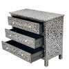 MOTHER OF PEARL MONOCHROME CHEST OF DRAWS Coffee table Philbee Interiors 