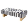 MOTHER OF PEARL HAND INLAY PRISM COFFEE TABLE Coffee table Philbee Interiors 