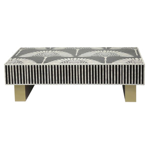 MOTHER OF PEARL HAND INLAY FAN COFFEE TABLE Coffee table Philbee Interiors 