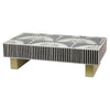 MOTHER OF PEARL HAND INLAY FAN COFFEE TABLE Coffee table Philbee Interiors 