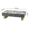 MOTHER OF PEARL HAND INLAY FAN COFFEE TABLE Coffee table Philbee Interiors 