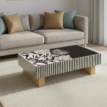 MOTHER OF PEARL HAND INLAY ATELIER PEARL VORTEX COFFEE TABLE Coffee Tables Philbee Interiors 