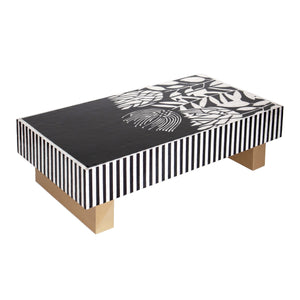 MOTHER OF PEARL HAND INLAY ATELIER PEARL VORTEX COFFEE TABLE Coffee Tables Philbee Interiors 