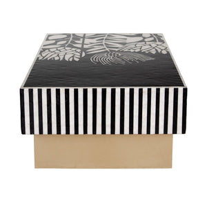 MOTHER OF PEARL HAND INLAY ATELIER PEARL VORTEX COFFEE TABLE Coffee Tables Philbee Interiors 