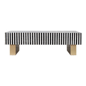 MOTHER OF PEARL HAND INLAY ATELIER PEARL VORTEX COFFEE TABLE Coffee Tables Philbee Interiors 