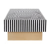MOTHER OF PEARL HAND INLAY VORTEX NOIR COFFEE TABLE Coffee Tables Philbee Interiors 