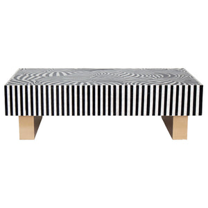 MOTHER OF PEARL HAND INLAY VORTEX NOIR COFFEE TABLE Coffee Tables Philbee Interiors 