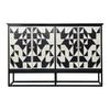 MOTHER OF PEARL HAND INLAY RUDY SIDEBOARD Cabinets & Storage Philbee Interiors 