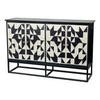 MOTHER OF PEARL HAND INLAY RUDY SIDEBOARD Cabinets & Storage Philbee Interiors 