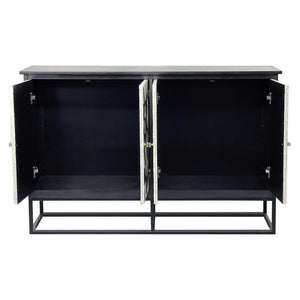 MOTHER OF PEARL HAND INLAY RUDY SIDEBOARD Cabinets & Storage Philbee Interiors 