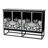 MOTHER OF PEARL HAND INLAY TULIP SIDEBOARD Cabinets & Storage Philbee Interiors 