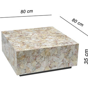 CLUSTER MOTHER OF PEARL HAND MADE COFFEE TABLE Coffee Tables Philbee Interiors 