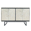 MOTHER OF PEARL HAND MADE SWIRL SIDEBOARD