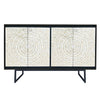 MOTHER OF PEARL HAND MADE SWIRL SIDEBOARD Cabinets & Storage Philbee Interiors 