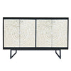 MOTHER OF PEARL HAND MADE SWIRL SIDEBOARD Cabinets & Storage Philbee Interiors 
