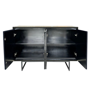 MOTHER OF PEARL HAND MADE SWIRL SIDEBOARD Cabinets & Storage Philbee Interiors 